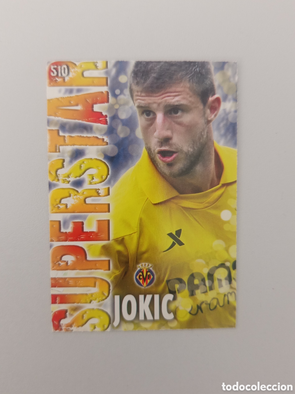 Cromos de F&uacute;tbol: ❇️ CROMO ⚽ JOKIC VILLARREAL 510 SUPERSTAR FICHAS LIGA QUIZ 2014 2013 13 14 MUNDICROMO ❇️