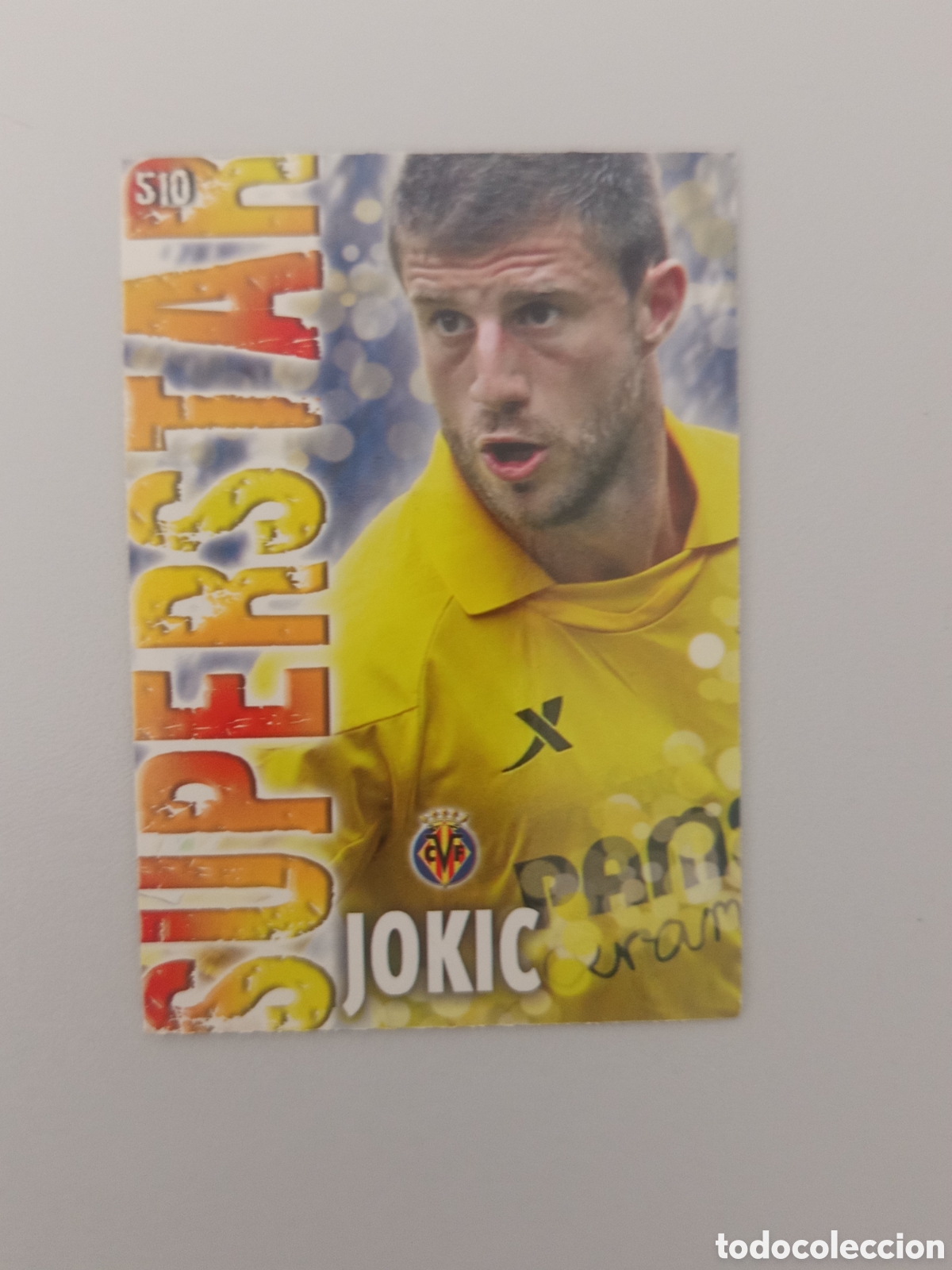 Cromos de F&uacute;tbol: ❇️ CROMO ⚽ JOKIC VILLARREAL 510 SUPERSTAR FICHAS LIGA QUIZ 2014 2013 13 14 MUNDICROMO ❇️