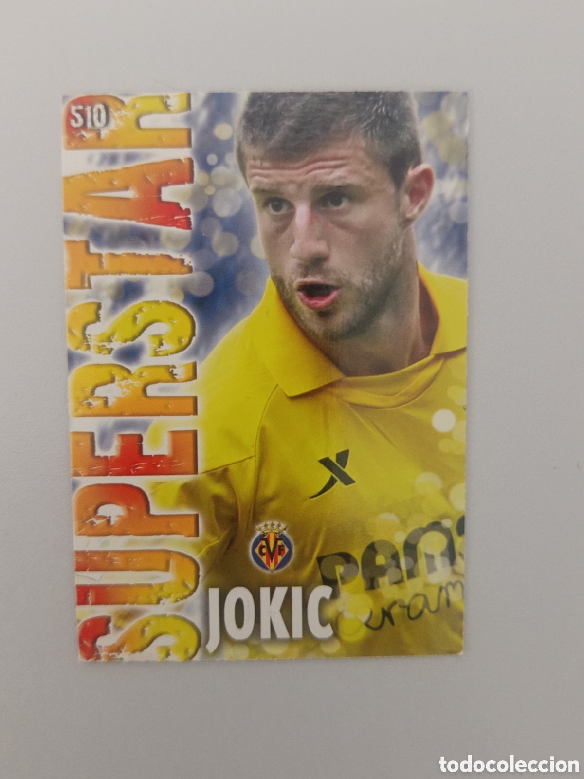 Cromos de F&uacute;tbol: ❇️ CROMO ⚽ JOKIC VILLARREAL 510 SUPERSTAR FICHAS LIGA QUIZ 2014 2013 13 14 MUNDICROMO ❇️