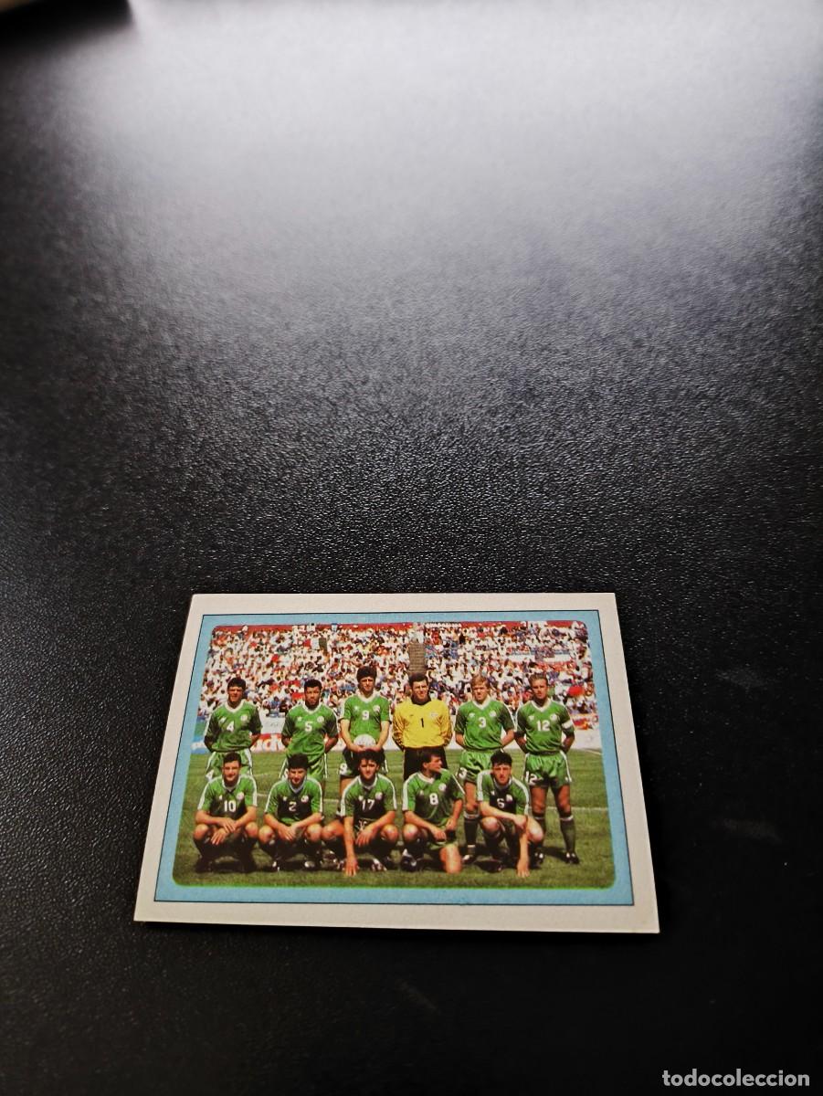 Cromos de F&uacute;tbol: 238 EQUIPO TEAM IRLANDA IRELAND EDICIONES ESTADIO FIFA WORLD CUP MUNDIAL USA 1994 NO PANINI