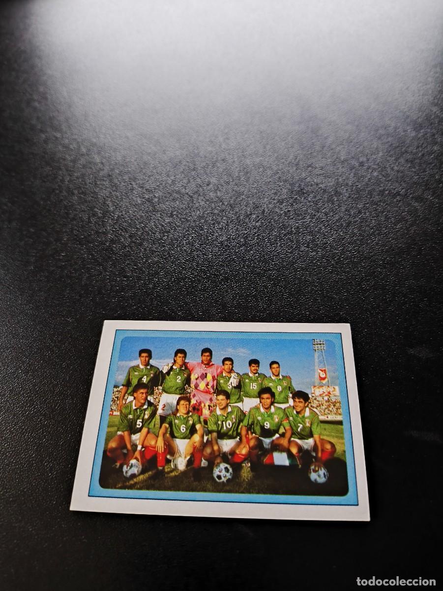 Cromos de F&uacute;tbol: 295 EQUIPO TEAM MEXICO EDICIONES ESTADIO FIFA WORLD CUP MUNDIAL USA 1994 NO PANINI