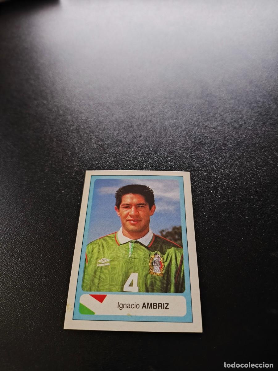 Cromos de F&uacute;tbol: 299 Ignacio Ambriz MEXICO EDICIONES ESTADIO FIFA WORLD CUP MUNDIAL USA 1994 NO PANINI