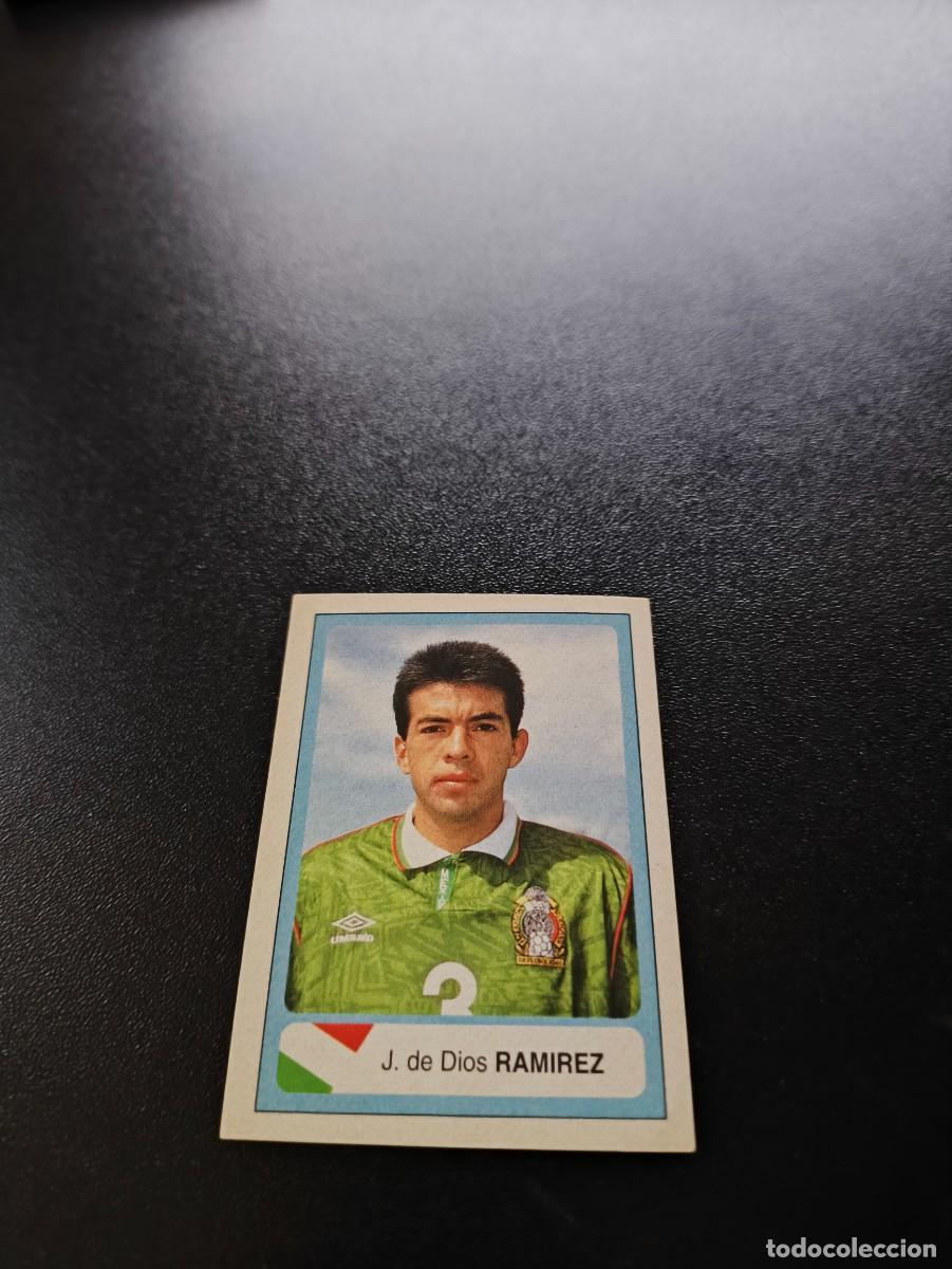 Cromos de F&uacute;tbol: 304 J. de Dios Ramirez MEXICO EDICIONES ESTADIO FIFA WORLD CUP MUNDIAL USA 1994 NO PANINI