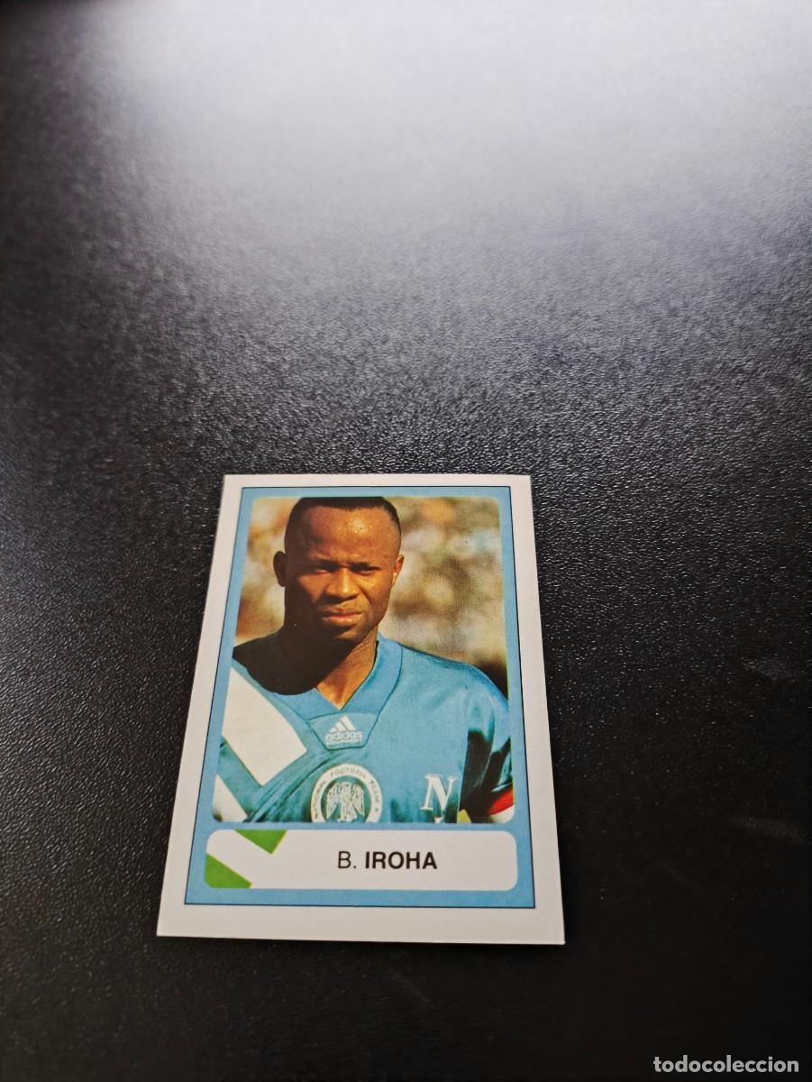 Cromos de F&uacute;tbol: 320 B. Iroha NIGERIA EDICIONES ESTADIO FIFA WORLD CUP MUNDIAL USA 1994 NO PANINI