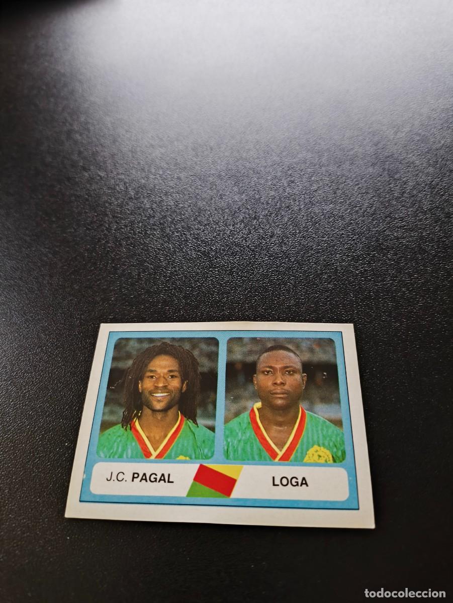 Cromos de F&uacute;tbol: 442 J. C. Pagal / Loga CAMERUN EDICIONES ESTADIO FIFA WORLD CUP MUNDIAL USA 1994 NO PANINI