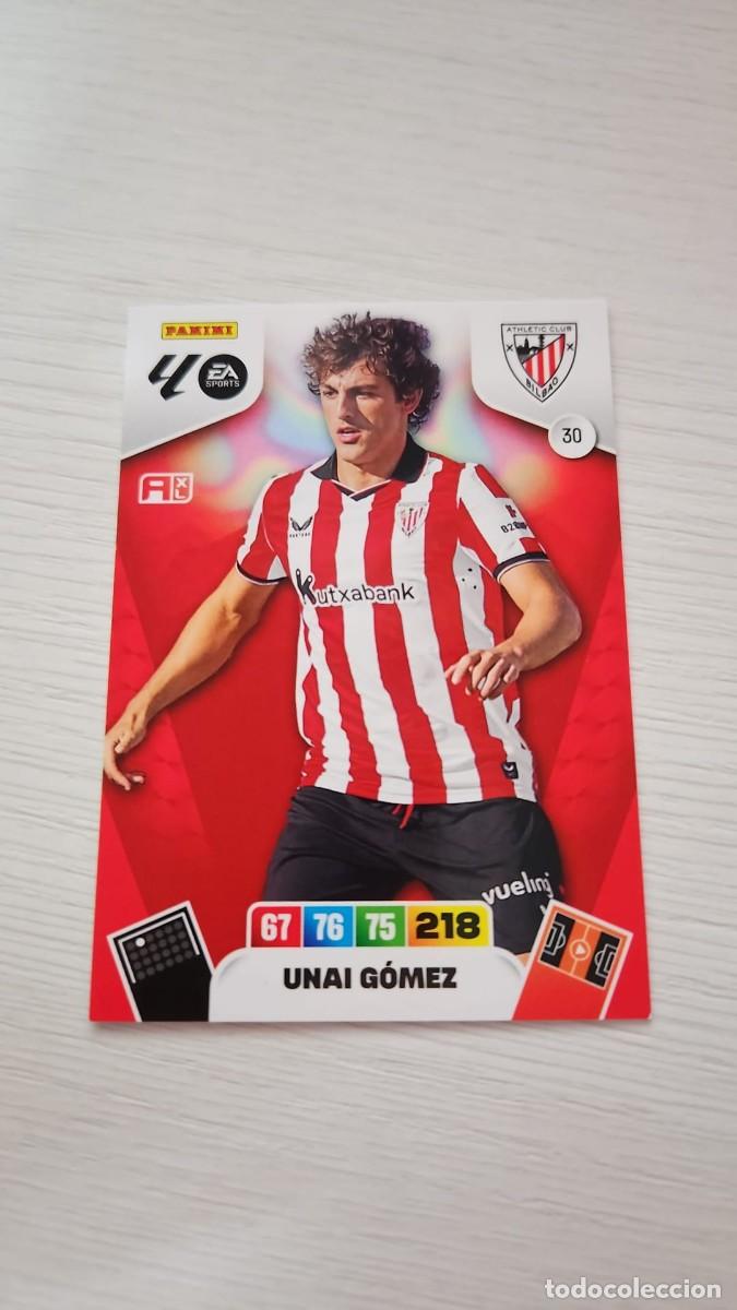 Cromos de F&uacute;tbol: 30 UNAI G&Oacute;MEZ ATHLETIC CLUB | ADRENALYN XL LALIGA 2025-26