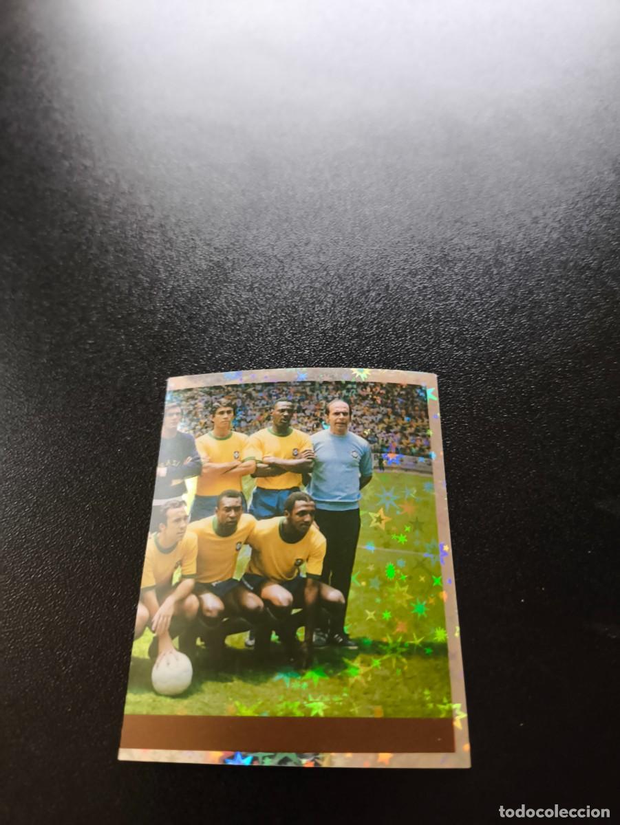 Cromos de F&uacute;tbol: 3 Team Brazil BRASIL PELE EDICIONES DS FIFA WORLD CUP MUNDIAL FRANCIA 1998 98 NO PANINI