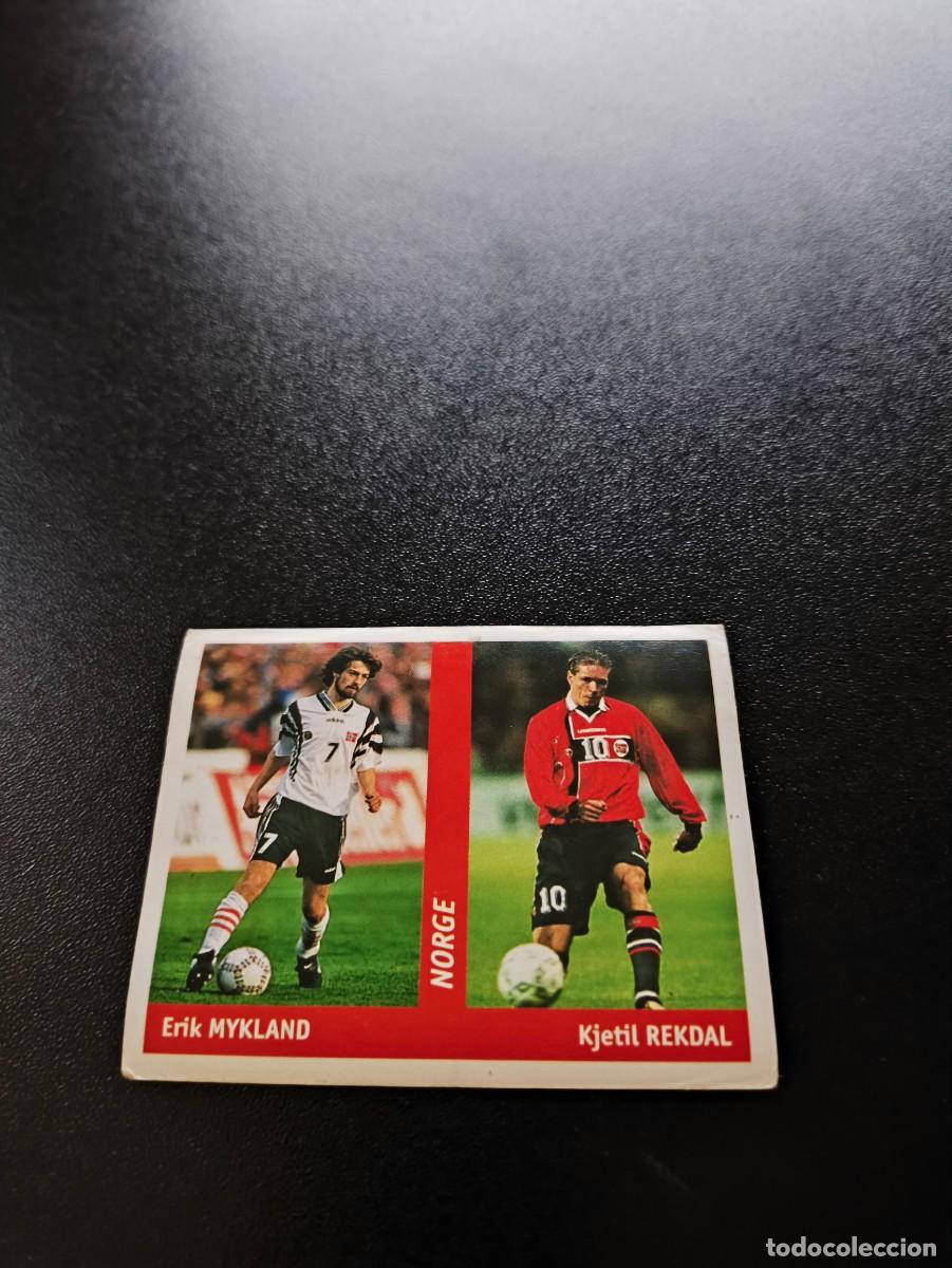 Cromos de F&uacute;tbol: 44 Mykland Rekdal NORUEGA NORWAY EDICIONES DS FIFA WORLD CUP MUNDIAL FRANCIA 1998 98 NO PANINI
