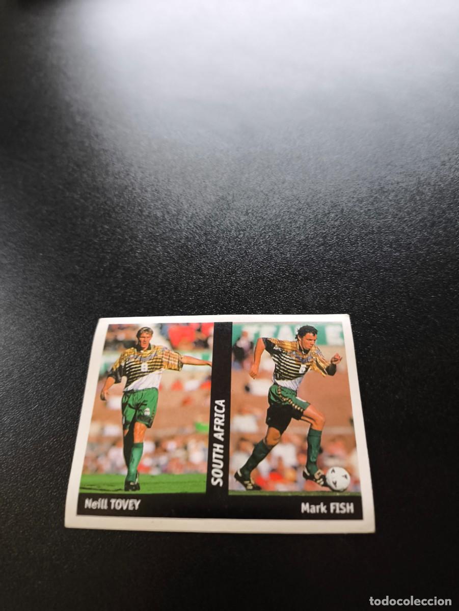 Cromos de F&uacute;tbol: 139 TOVEY FISH SUDAFRICA EDICIONES DS FIFA WORLD CUP MUNDIAL FRANCIA 1998 98 NO PANINI