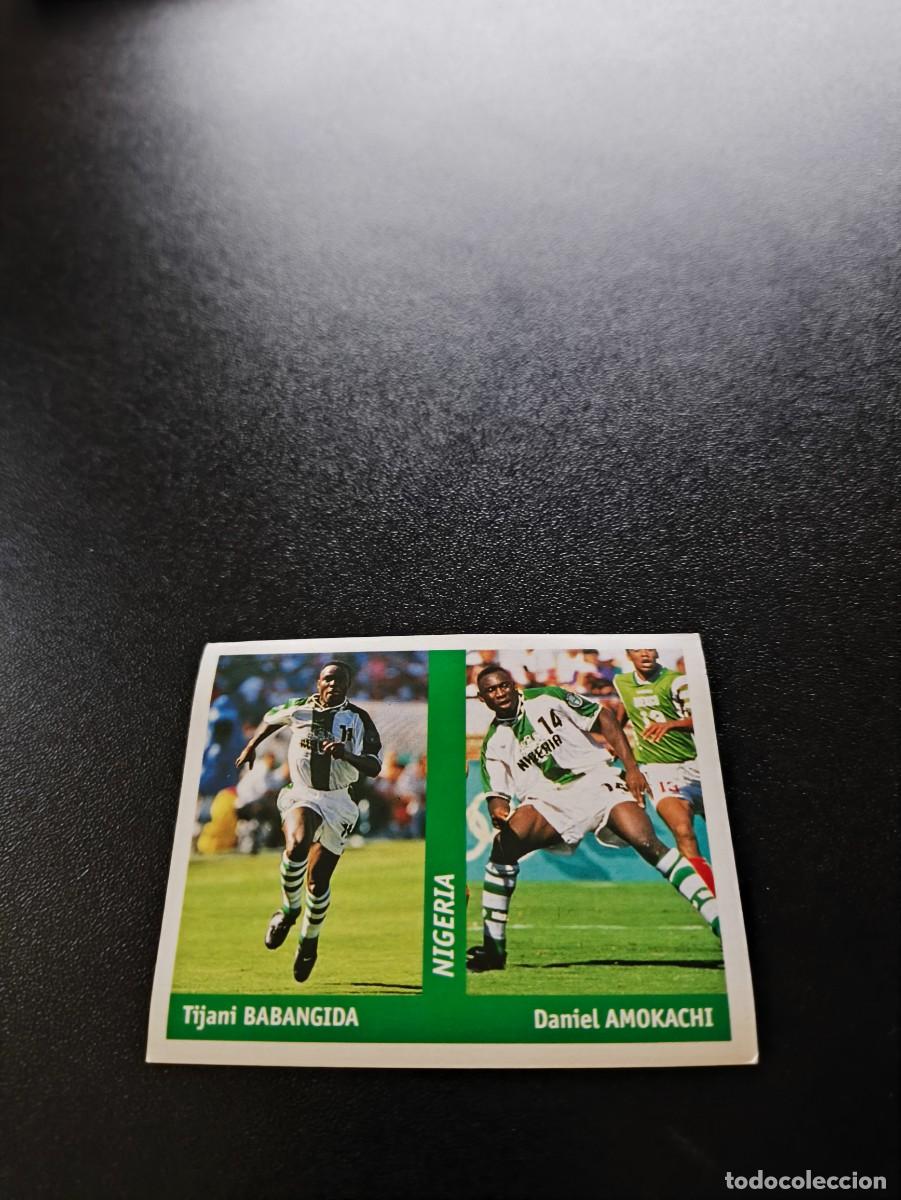 Cromos de F&uacute;tbol: 171 BABANGIDA AMOKACHI NIGERIA EDICIONES DS FIFA WORLD CUP MUNDIAL FRANCIA 1998 98 NO PANINI