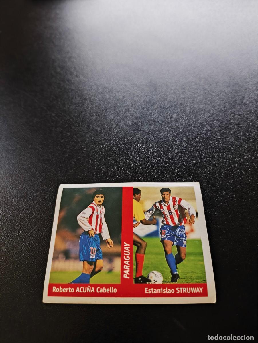 Cromos de F&uacute;tbol: 176 ACU&Ntilde;A STRUWAY PARAGUAY EDICIONES DS FIFA WORLD CUP MUNDIAL FRANCIA 1998 98 NO PANINI