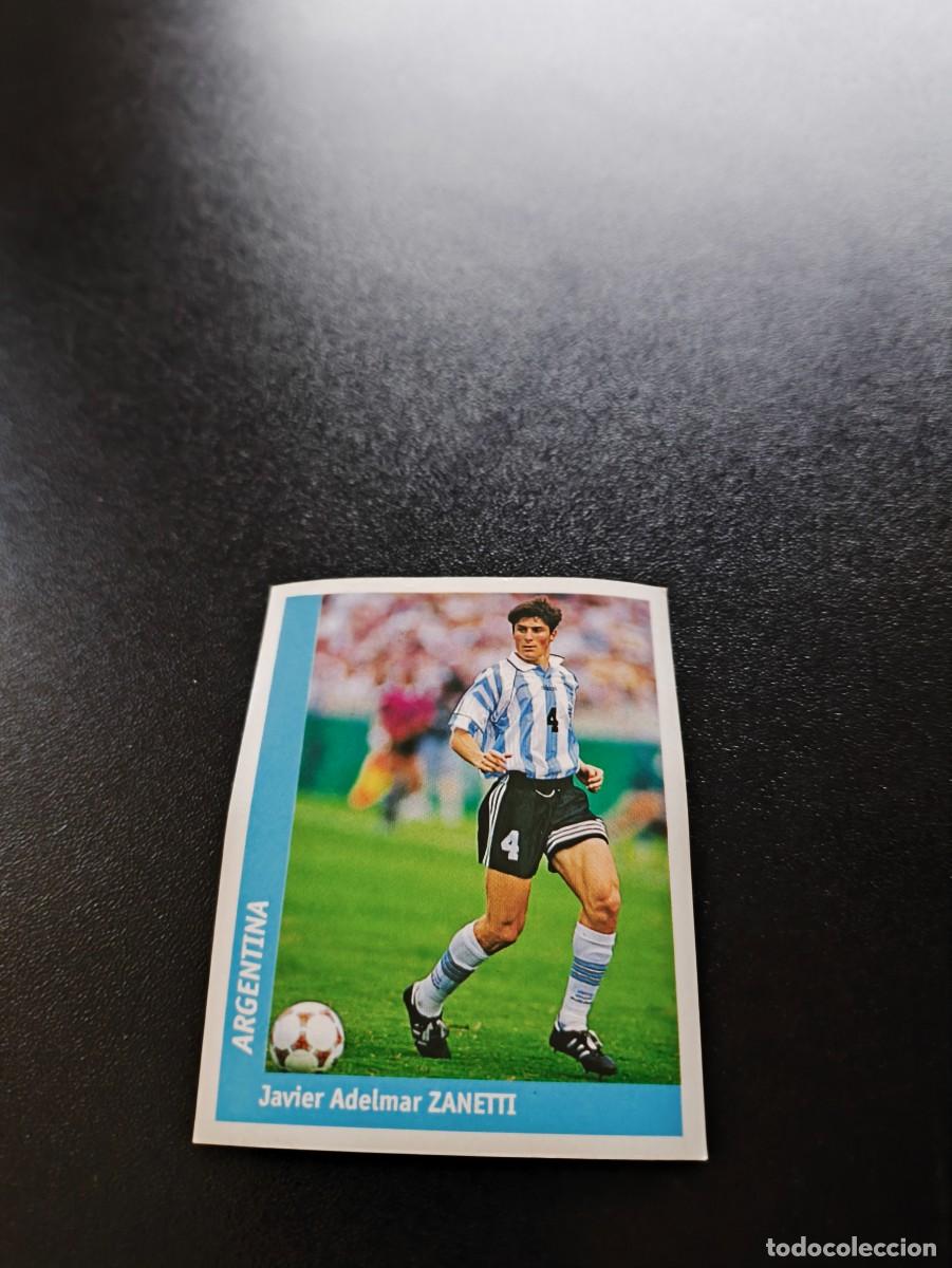 Cromos de F&uacute;tbol: 333 Javier Adelmar Zanetti ARGENTINA EDICIONES DS FIFA WORLD CUP MUNDIAL FRANCIA 1998 98 NO PANINI