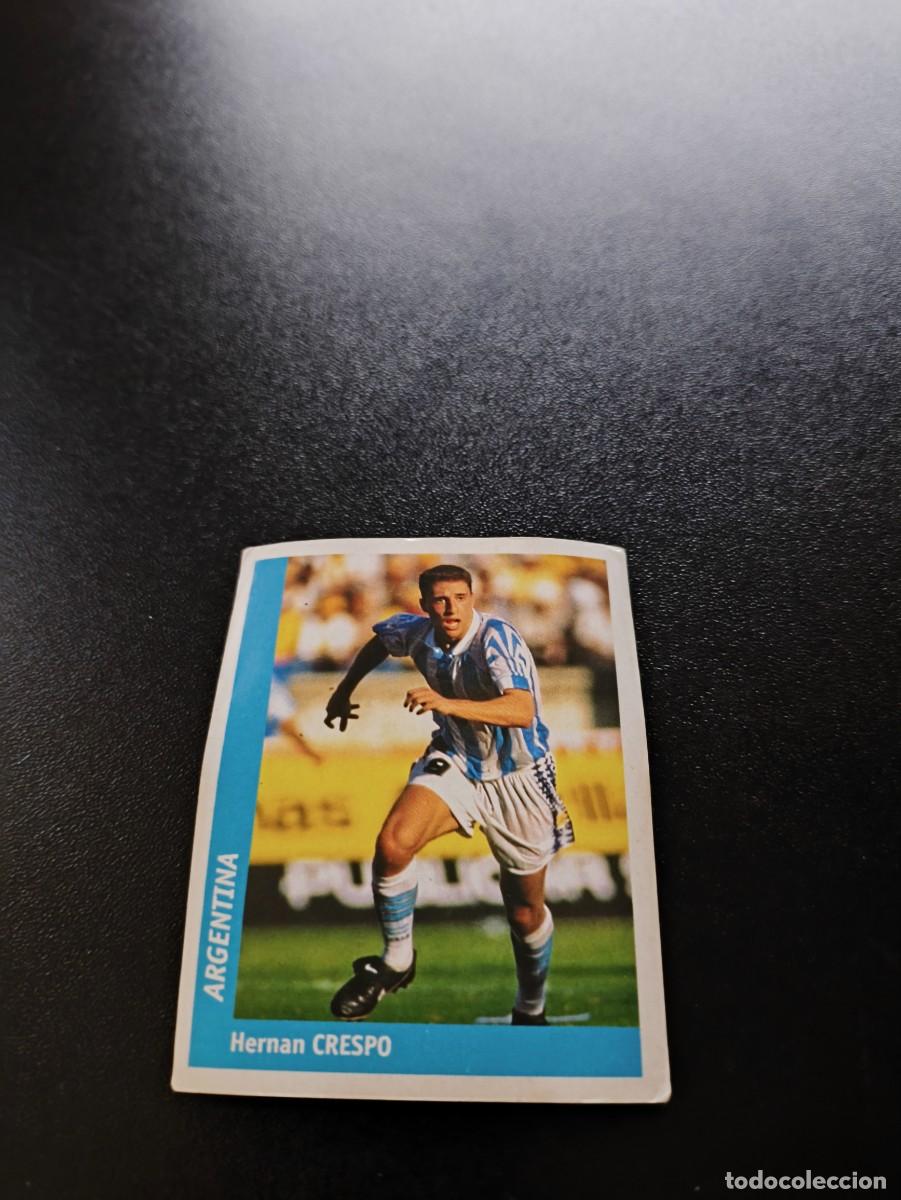 Cromos de F&uacute;tbol: 340 Hernan Crespo ARGENTINA EDICIONES DS FIFA WORLD CUP MUNDIAL FRANCIA 1998 98 NO PANINI
