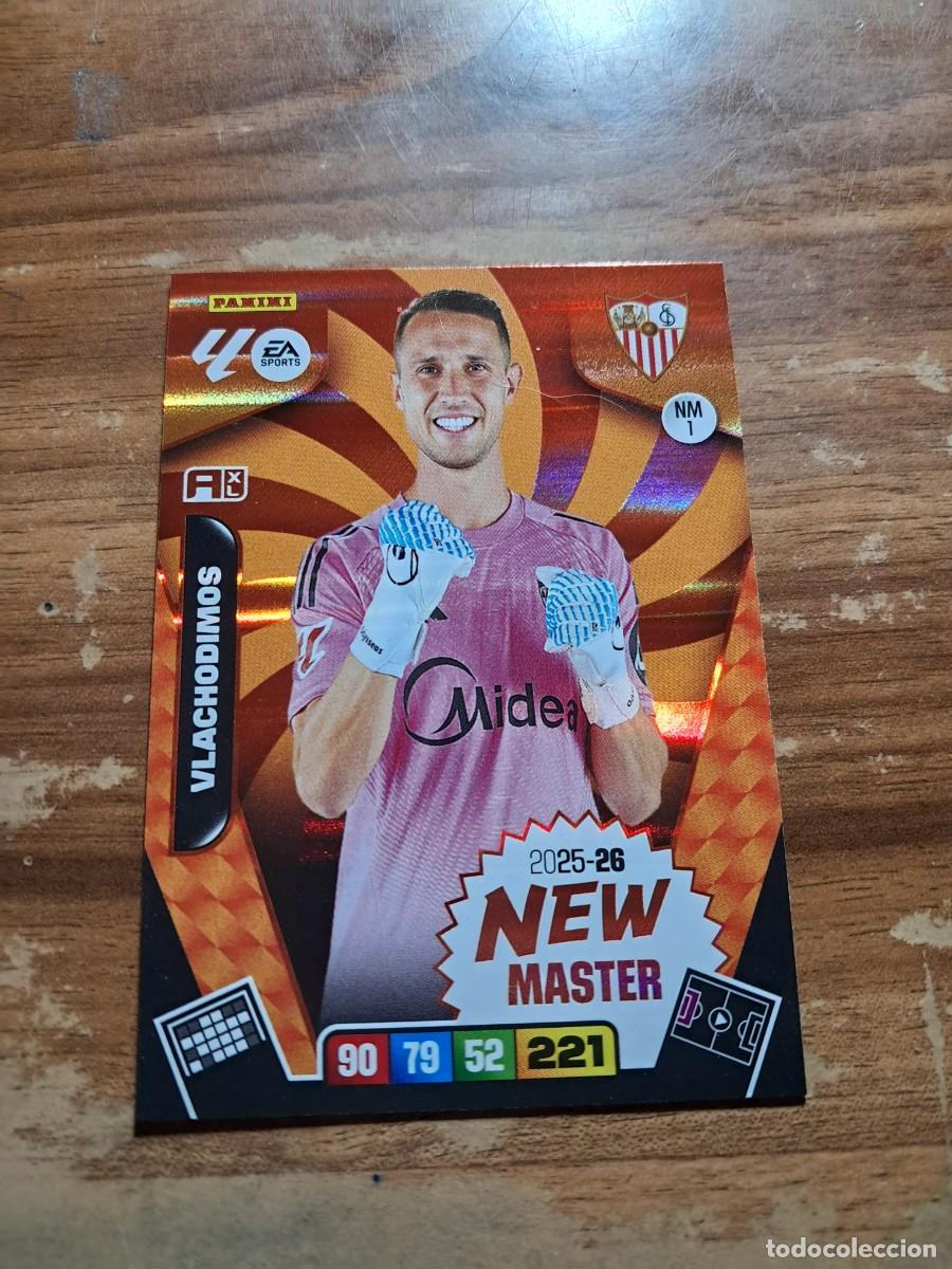Cromos de F&uacute;tbol: CARD ADRENALYN TEMPORADA 25/26: NEW MASTER VLACHODIMOS, N&deg; NM1