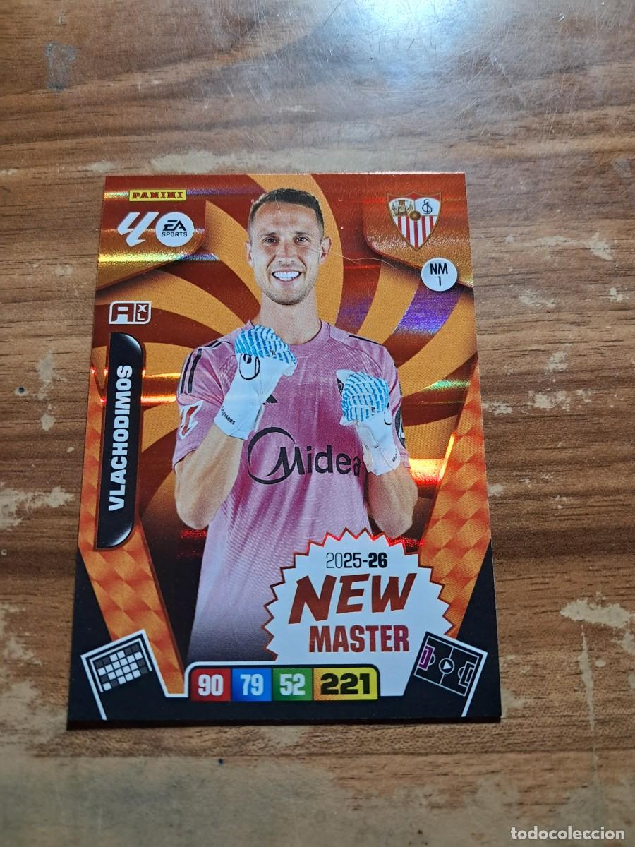 Cromos de F&uacute;tbol: CARD ADRENALYN TEMPORADA 25/26: NEW MASTER VLACHODIMOS, N&deg; NM1