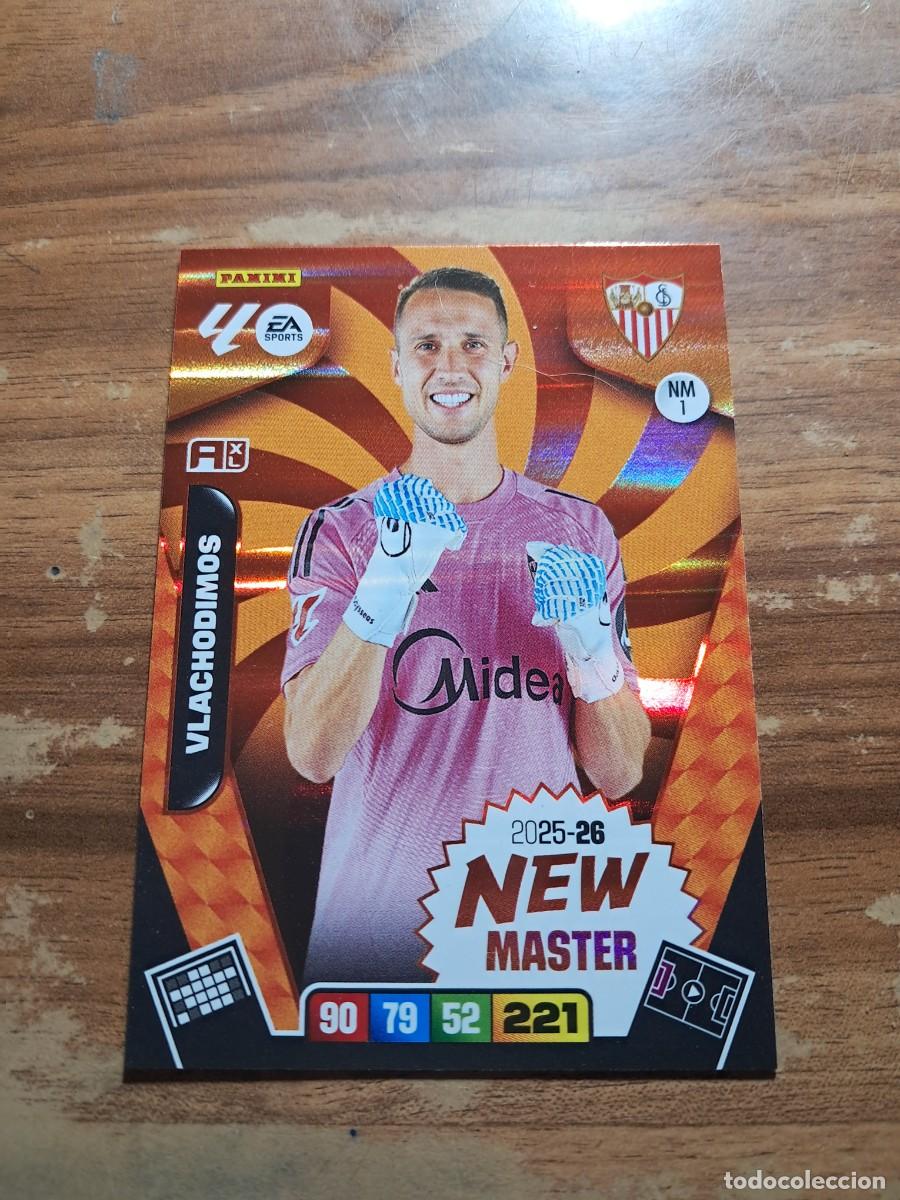 Cromos de F&uacute;tbol: CARD ADRENALYN TEMPORADA 25/26: NEW MASTER VLACHODIMOS, N&deg; NM1