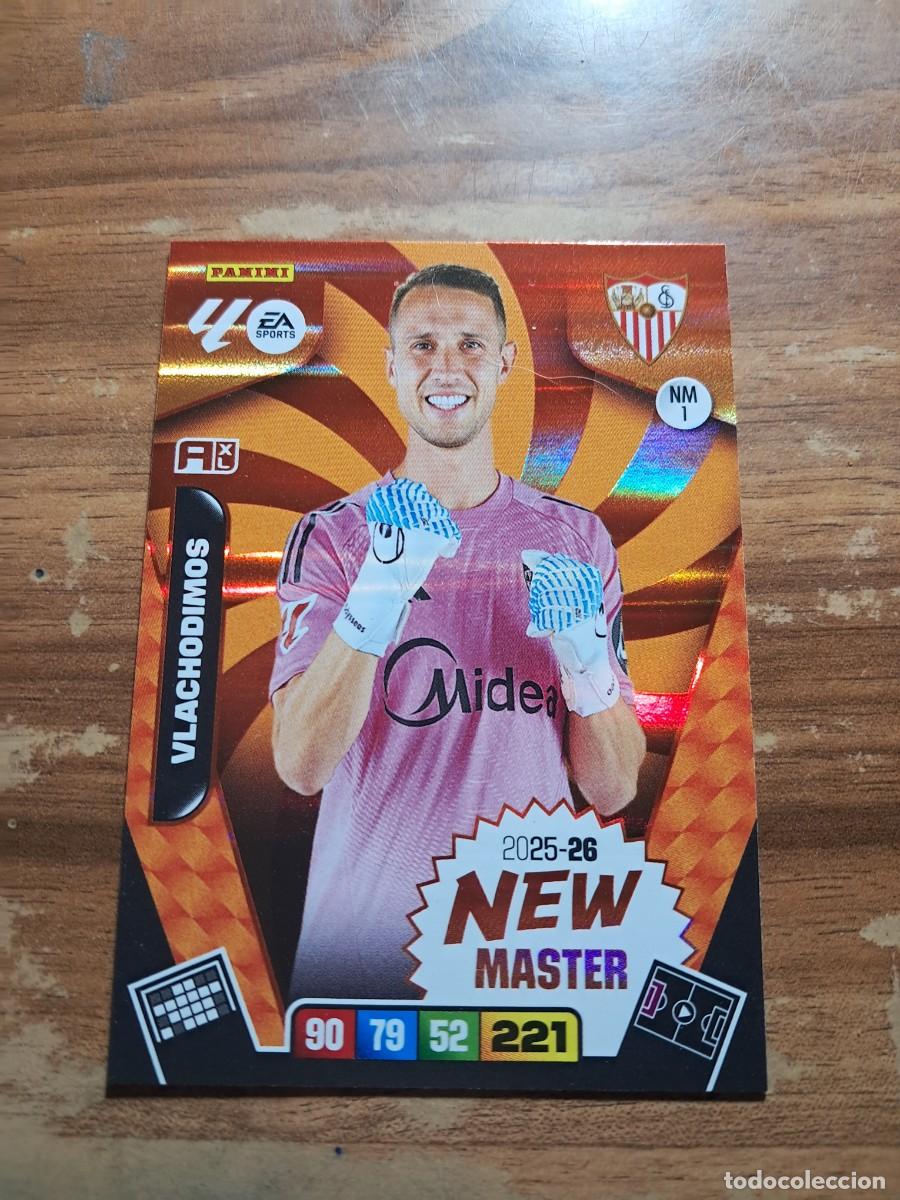Cromos de F&uacute;tbol: CARD ADRENALYN TEMPORADA 25/26: NEW MASTER VLACHODIMOS, N&deg; NM1