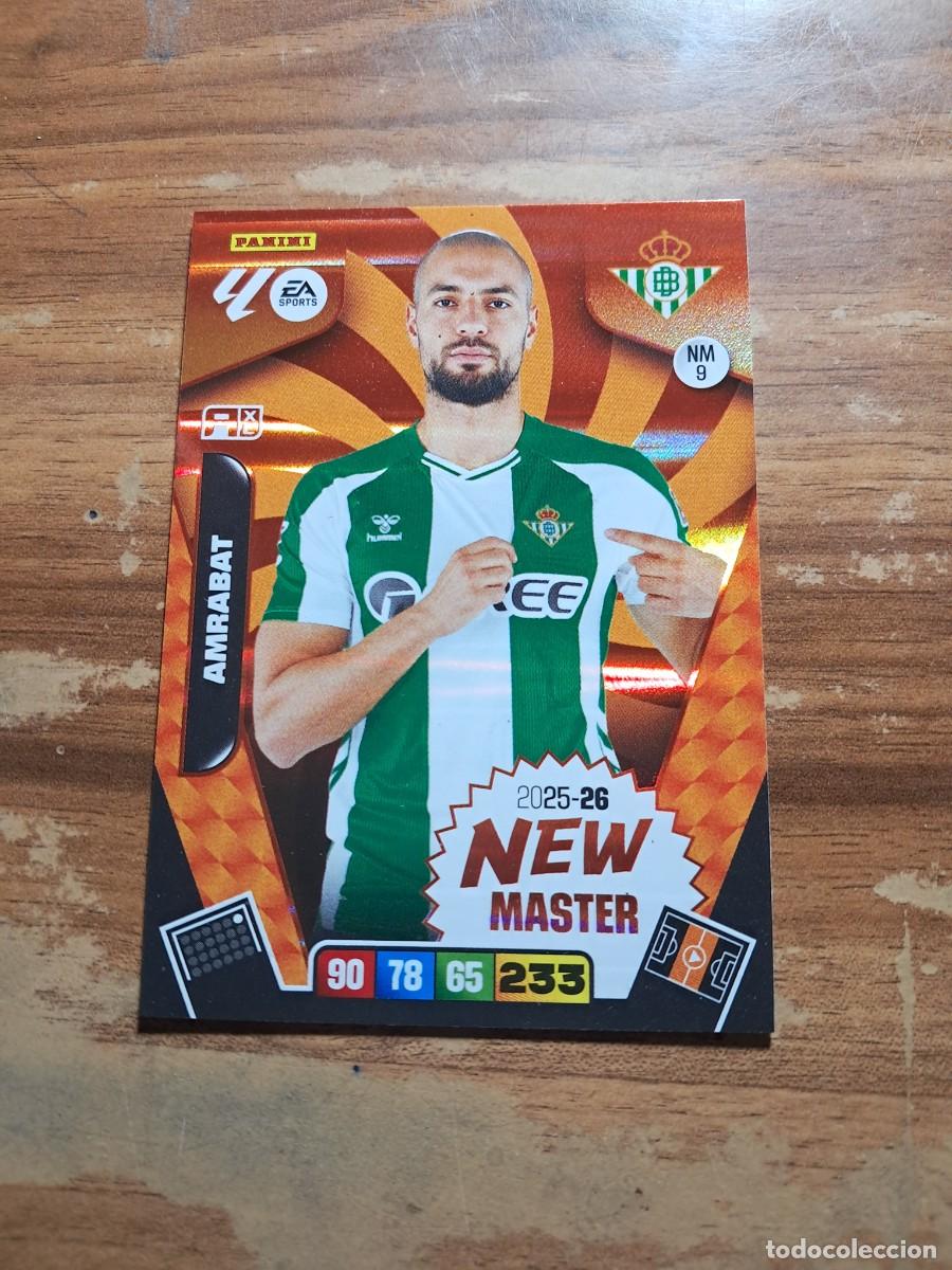 Cromos de F&uacute;tbol: CARD ADRENALYN TEMPORADA 25/26: NEW MASTER AMRABAT, N&deg; NM9