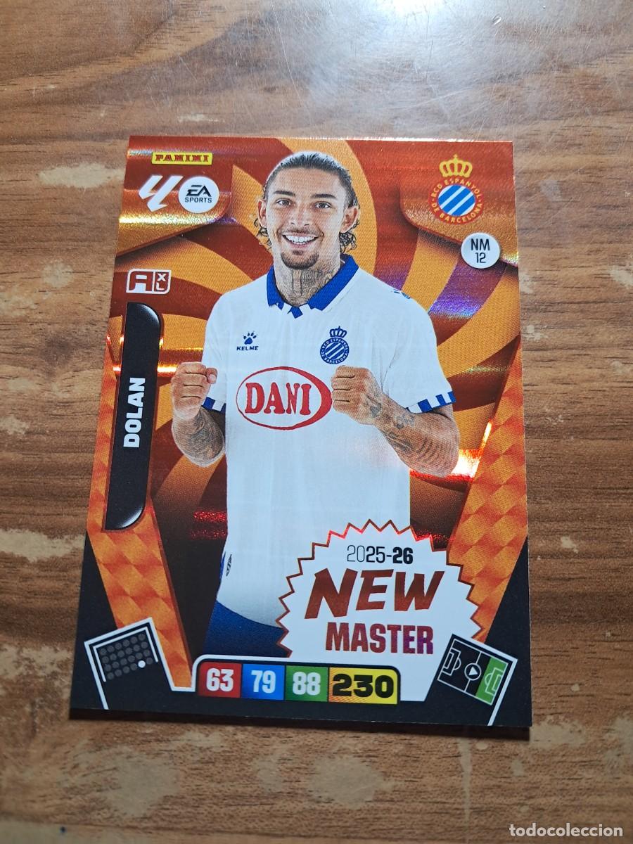 Cromos de F&uacute;tbol: CARD ADRENALYN TEMPORADA 25/26: NEW MASTER DOLAN, N&deg; NM12
