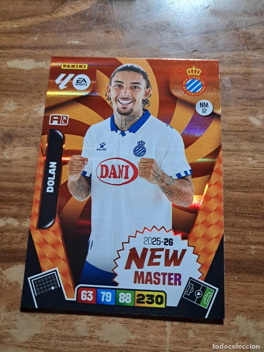 Cromos de F&uacute;tbol: CARD ADRENALYN TEMPORADA 25/26: NEW MASTER DOLAN, N&deg; NM12