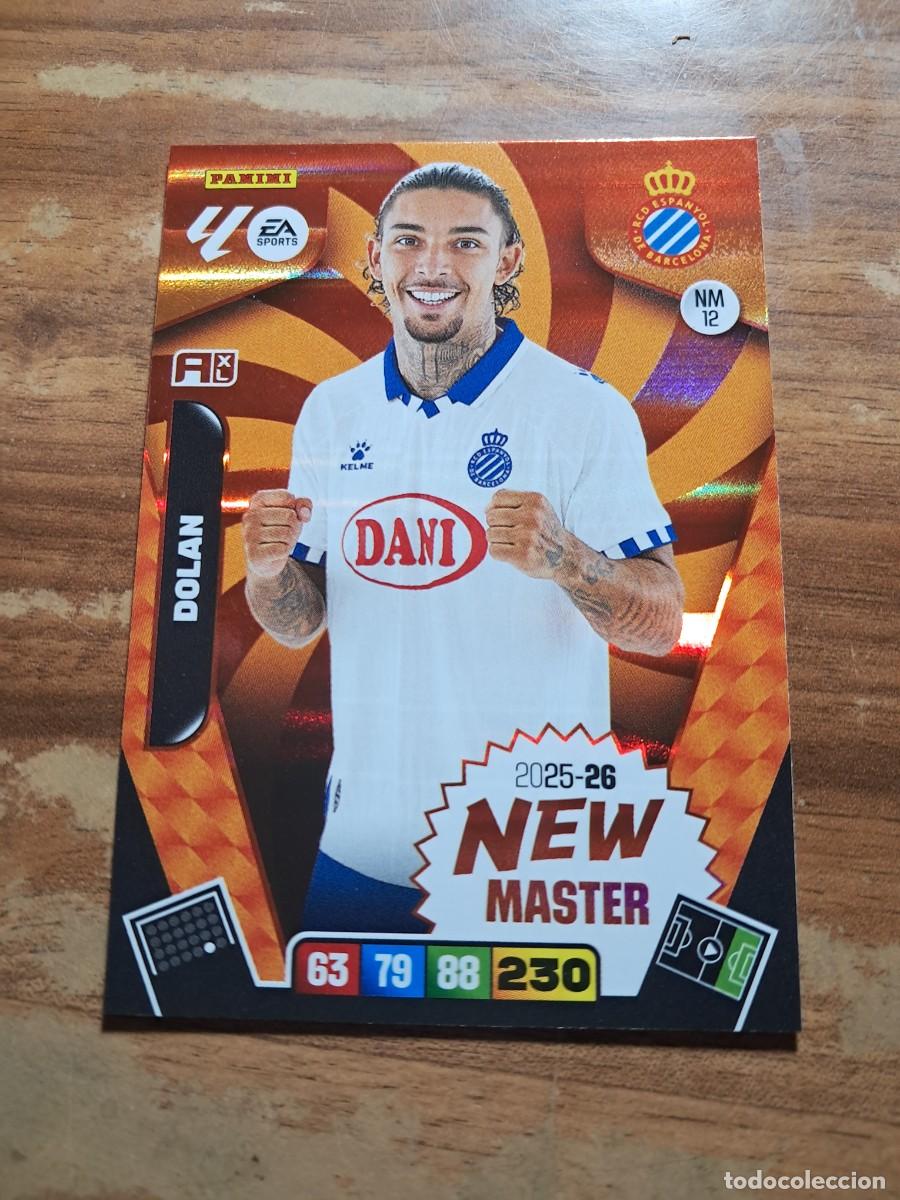 Cromos de F&uacute;tbol: CARD ADRENALYN TEMPORADA 25/26: NEW MASTER DOLAN, N&deg; NM12