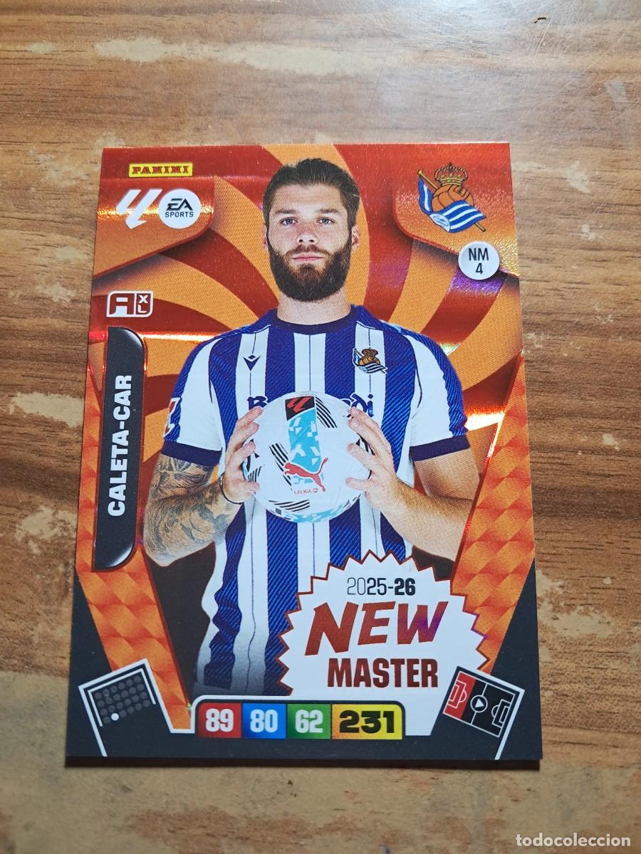 Cromos de F&uacute;tbol: CARD ADRENALYN TEMPORADA 25/26: NEW MASTER CALETA-CAR, N&deg; NM4