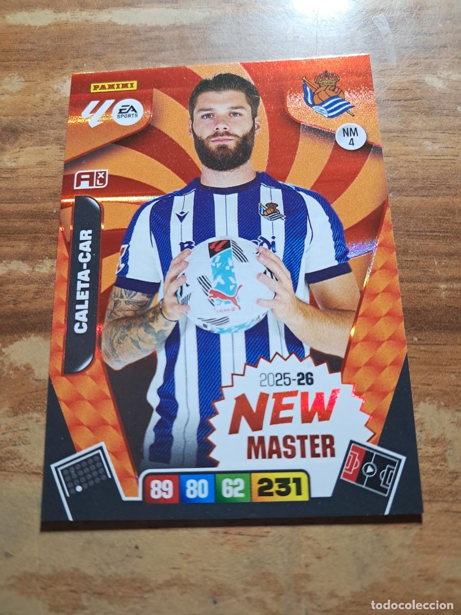 Cromos de F&uacute;tbol: CARD ADRENALYN TEMPORADA 25/26: NEW MASTER CALETA-CAR, N&deg; NM4