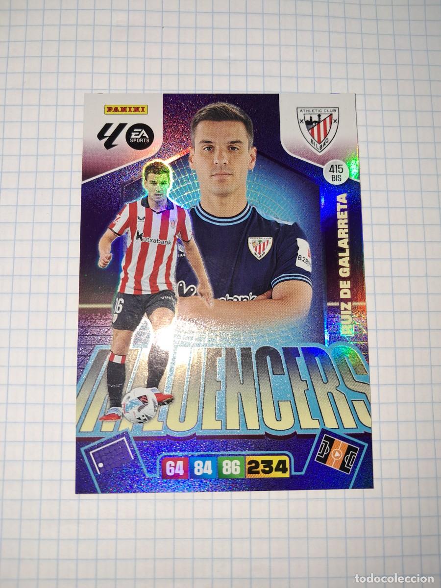 Cromos de F&uacute;tbol: CARD ADRENALYN TEMPORADA 25/26: INFLUENCERS RUIZ DE GALARRETA, N&deg; 416 BIS