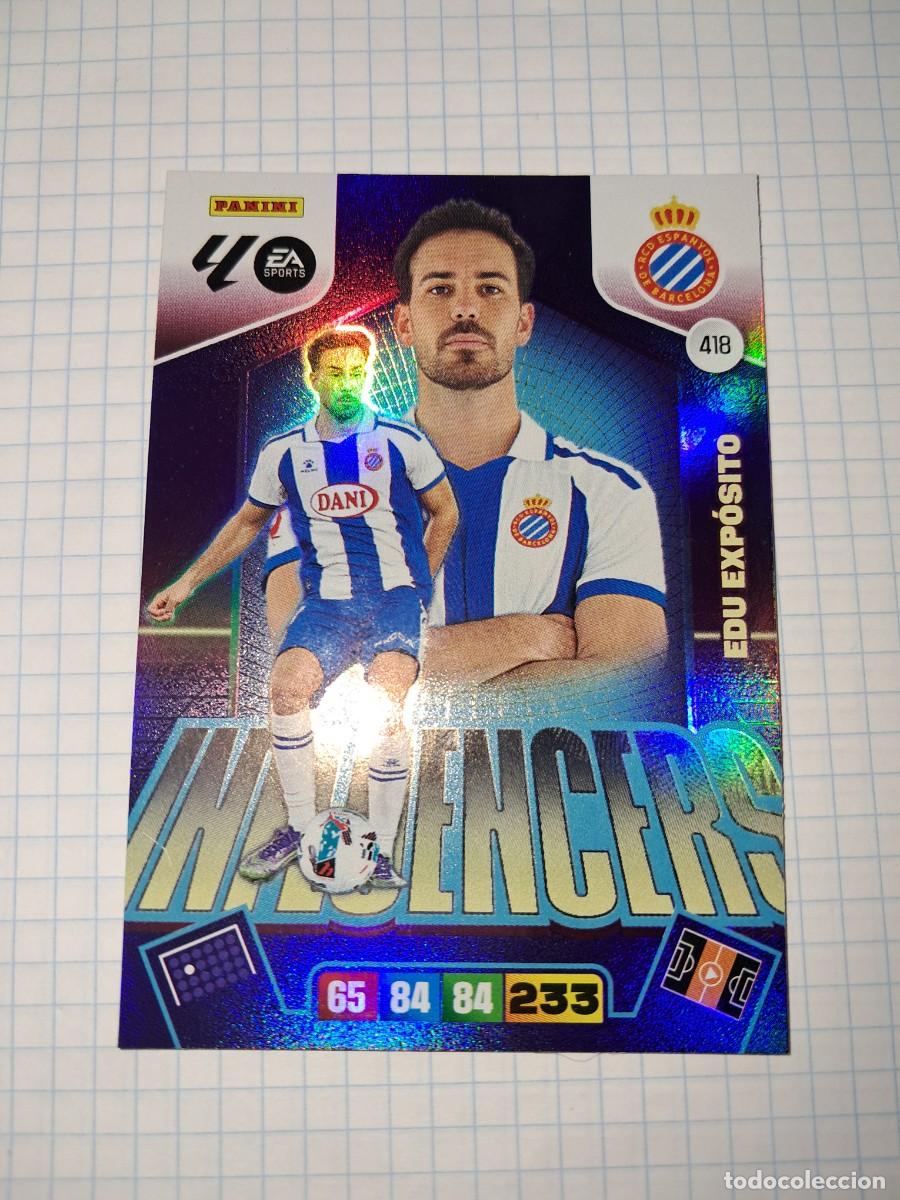 Cromos de F&uacute;tbol: CARD ADRENALYN TEMPORADA 25/26: INFLUENCERS EDU EXP&Oacute;SITO, N&deg; 418