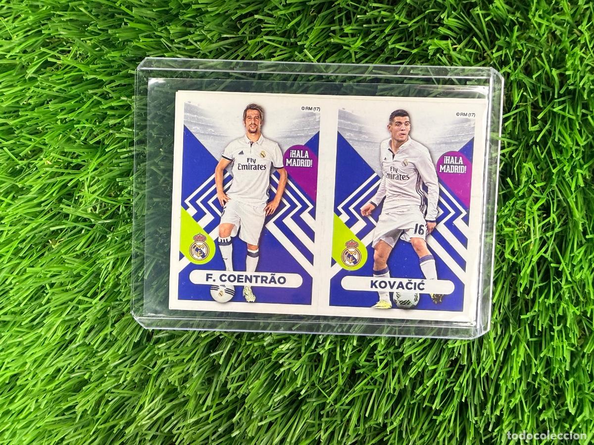 Cromos de F&uacute;tbol: N&ordm; 30 Coentrao - Kovacic Colecci&oacute;n Oficial Real Madrid CF 16 17
