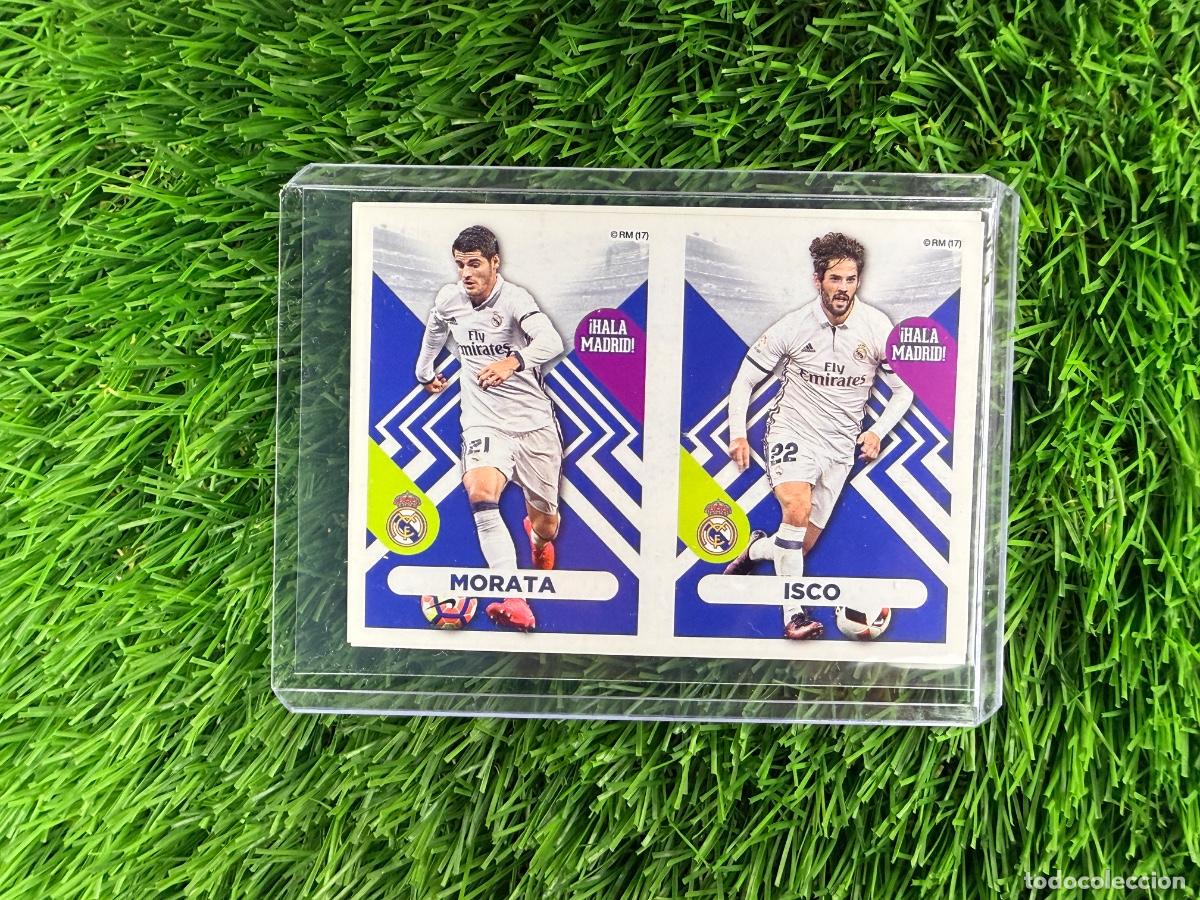 Cromos de F&uacute;tbol: N&ordm; 33 Morata - Isco Colecci&oacute;n Oficial Real Madrid CF 16 17