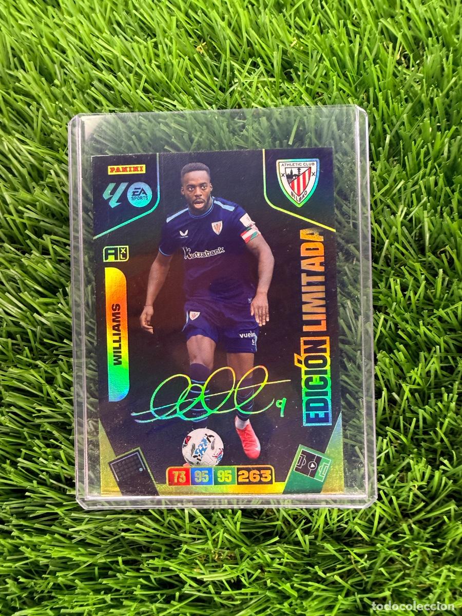 Cromos de F&uacute;tbol: Williams Edici&oacute;n Limitada Firmada Athletic Club Adrenalyn XL 25 26