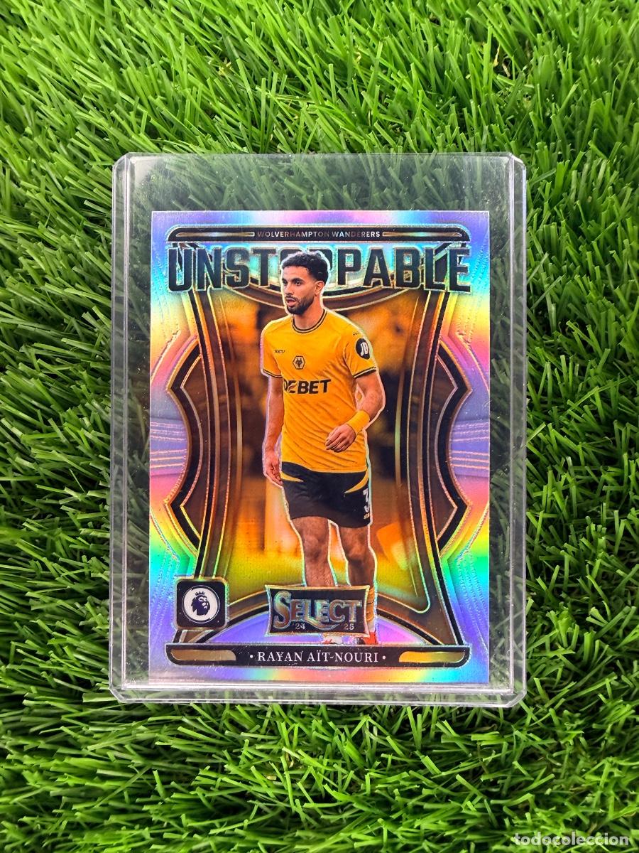 Cromos de F&uacute;tbol: N&ordm; 6 Rayan A&iuml;t-Nouri Unstoppable Wolves Select Premier League 24 25