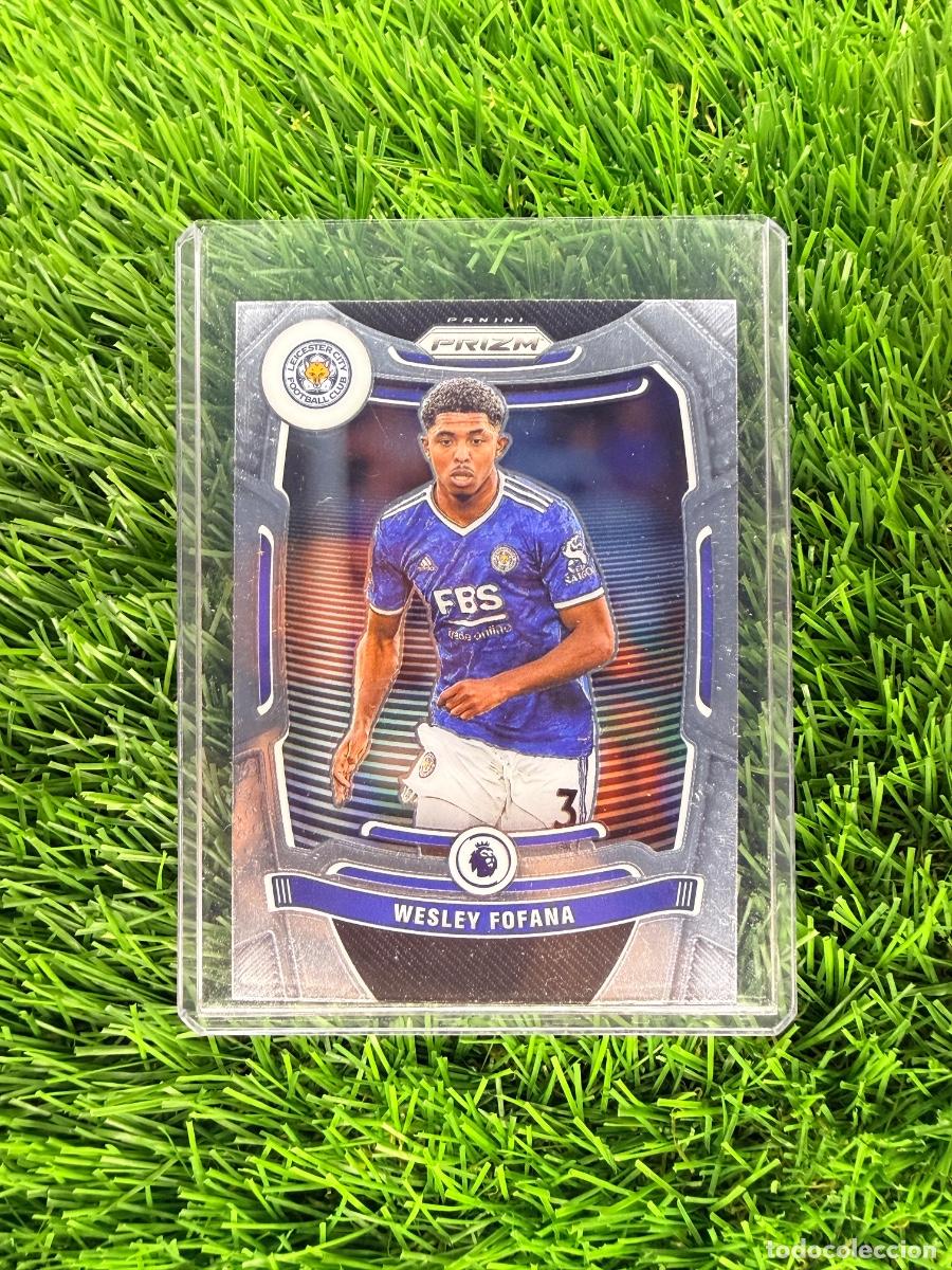 Cromos de F&uacute;tbol: N&ordm; 17 Wesley Fofana Leicester City Panini Prizm Premier League 21 22