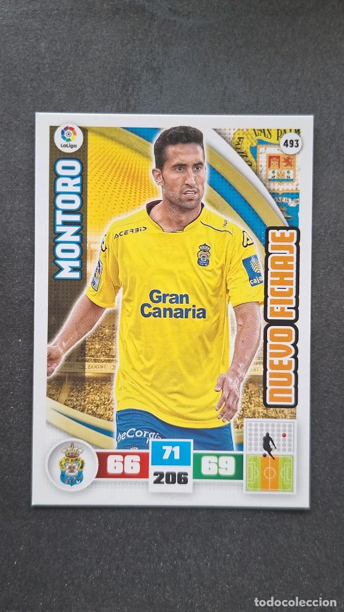 Cromos de F&uacute;tbol: L1 MONTORO U. D. LAS PALMAS 493 NUEVO FICHAJE PANINI ADRENALYN XL LIGA 2015/16 15 16