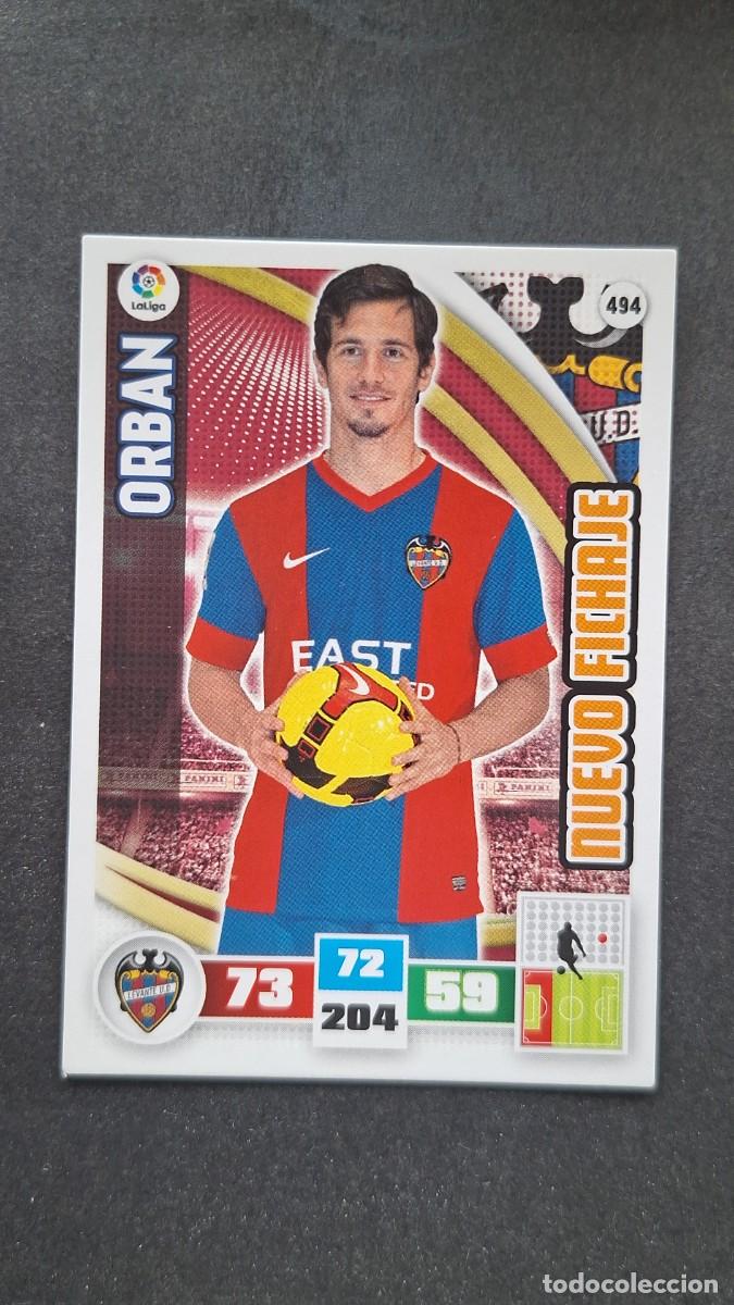 Cromos de F&uacute;tbol: L1 ORBAN LEVANTE U. D. 494 NUEVO FICHAJE PANINI ADRENALYN XL LIGA 2015/16 15 16