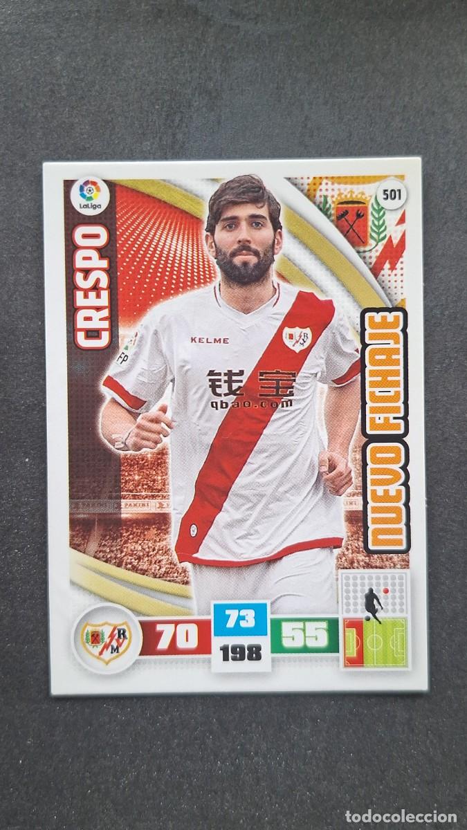 Cromos de F&uacute;tbol: L1 CRESPO RAYO VALLECANO 501 NUEVO FICHAJE PANINI ADRENALYN XL LIGA 2015/16 15 16