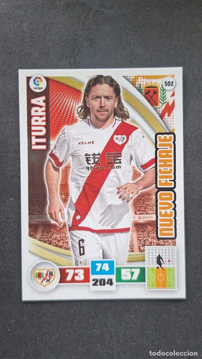 Cromos de F&uacute;tbol: L1 ITURRA RAYO VALLECANO 502 NUEVO FICHAJE PANINI ADRENALYN XL LIGA 2015/16 15 16