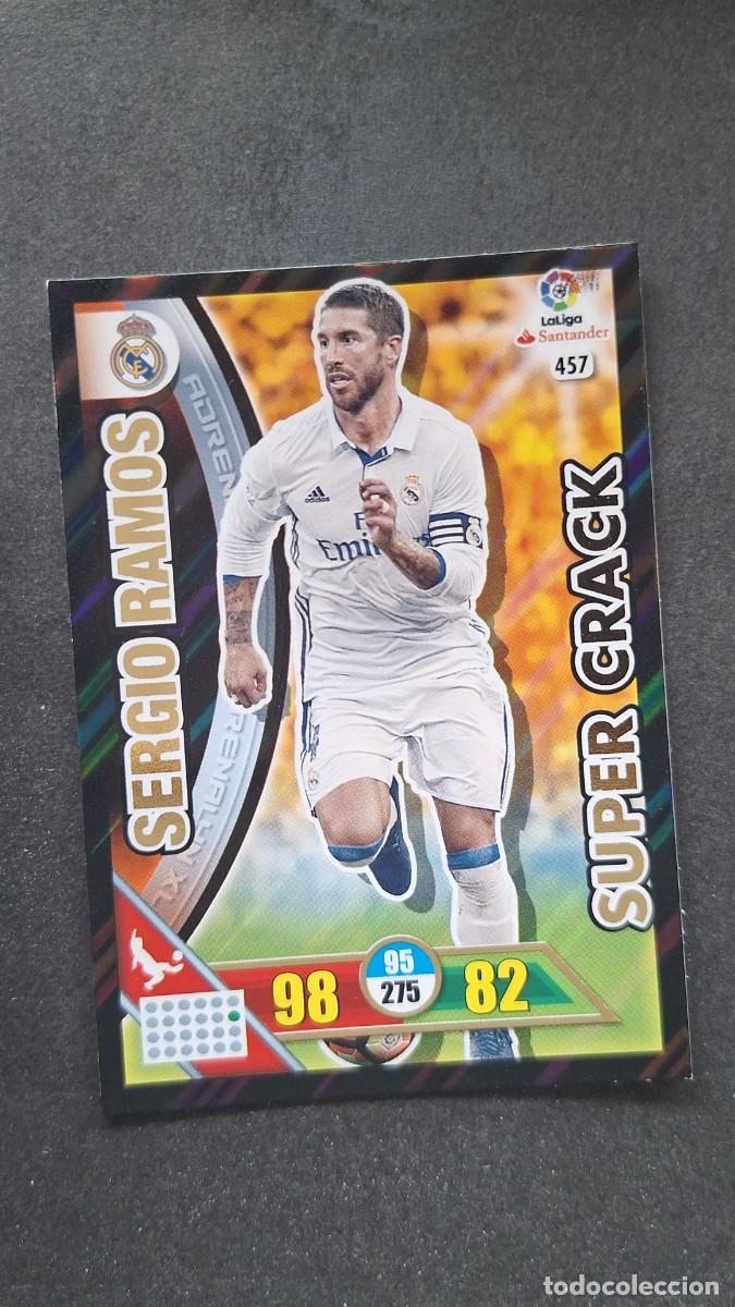 Cromos de F&uacute;tbol: L1 SERGIO RAMOS REAL MADRID 457 SUPER CRACK PANINI ADRENALYN XL LIGA 2016/17 16 17