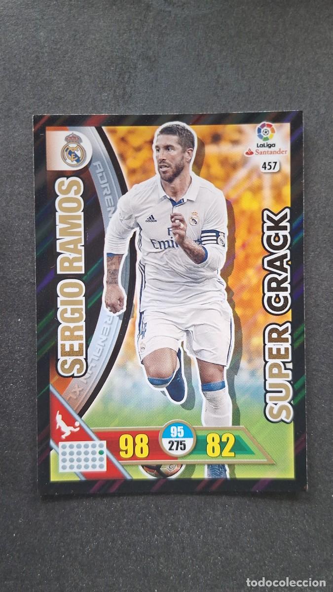 Cromos de F&uacute;tbol: L1 SERGIO RAMOS REAL MADRID 457 SUPER CRACK PANINI ADRENALYN XL LIGA 2016/17 16 17