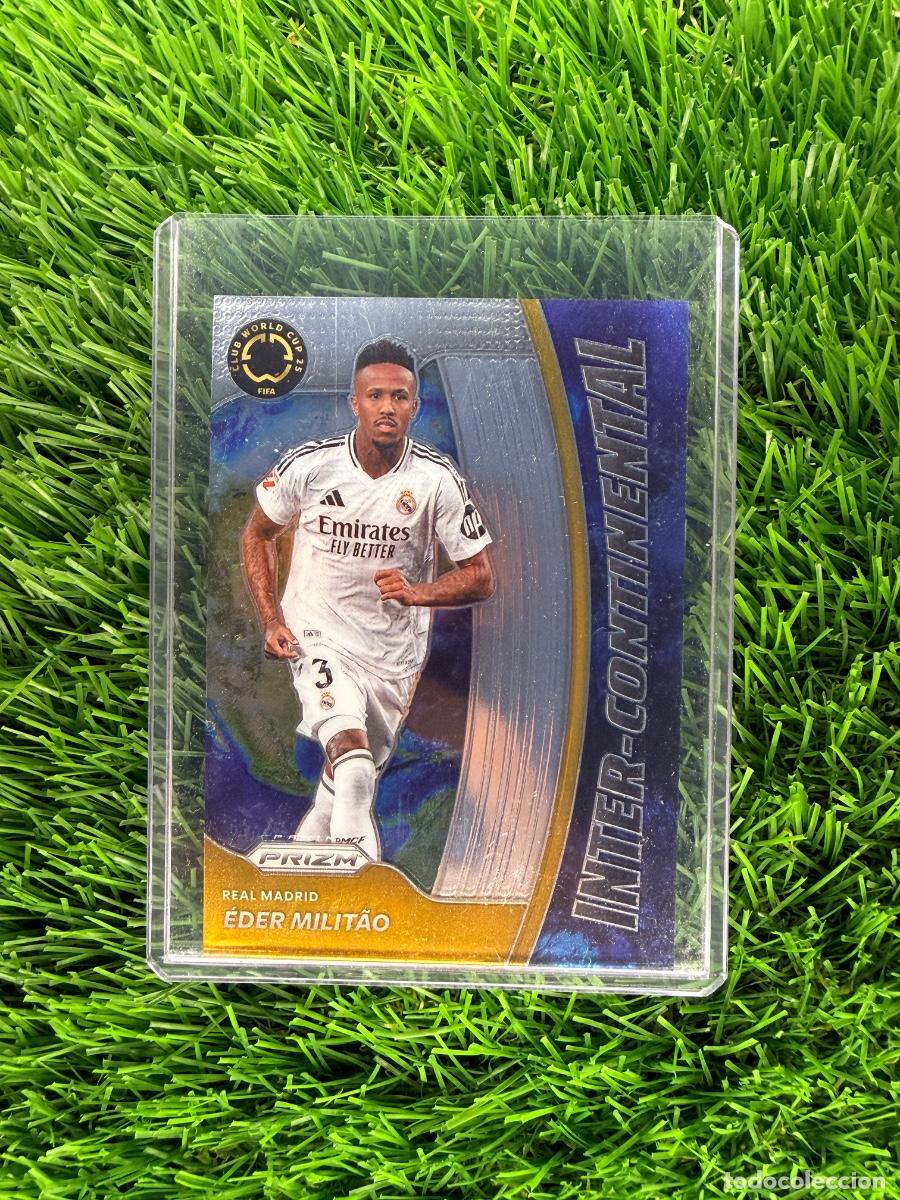 Cromos de F&uacute;tbol: N&ordm; 23 Eder Militao Inter-Continental Real Madrid CF Panini Prizm Mundial Clubes 2025