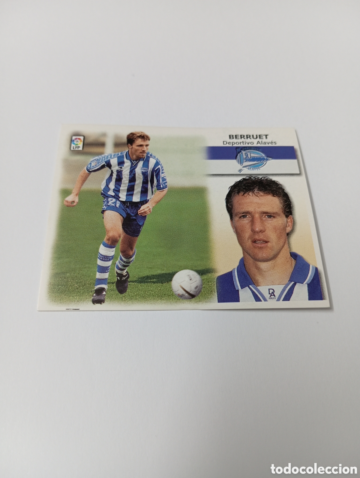 Cromos de F&uacute;tbol: BERRUET Alav&eacute;s LIGA ESTE 1999 2000 PANINI 99 00 NUEVO SIN PEGAR