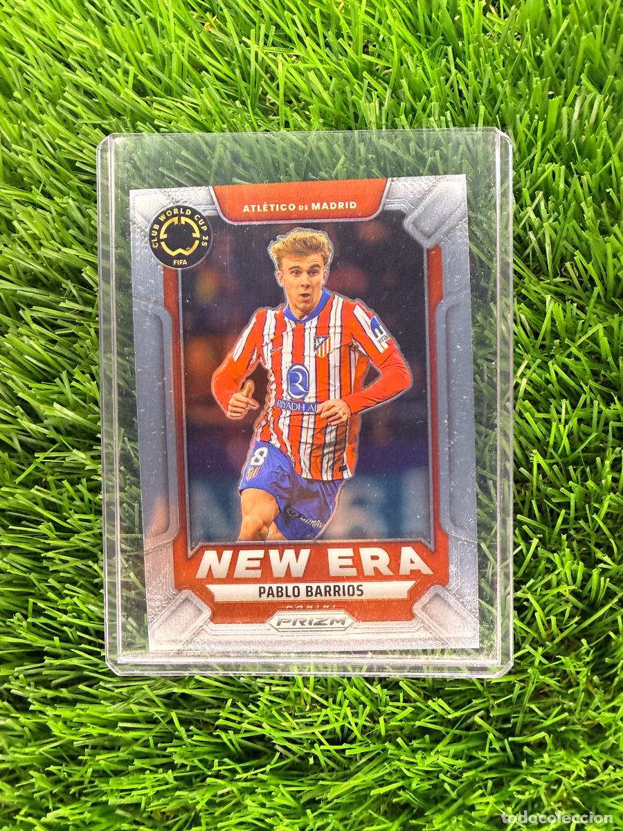 Cromos de F&uacute;tbol: N&ordm; 1 Pablo Barrios New Era Atl&eacute;tico de Madrid Panini Prizm Mundial Clubes 2025
