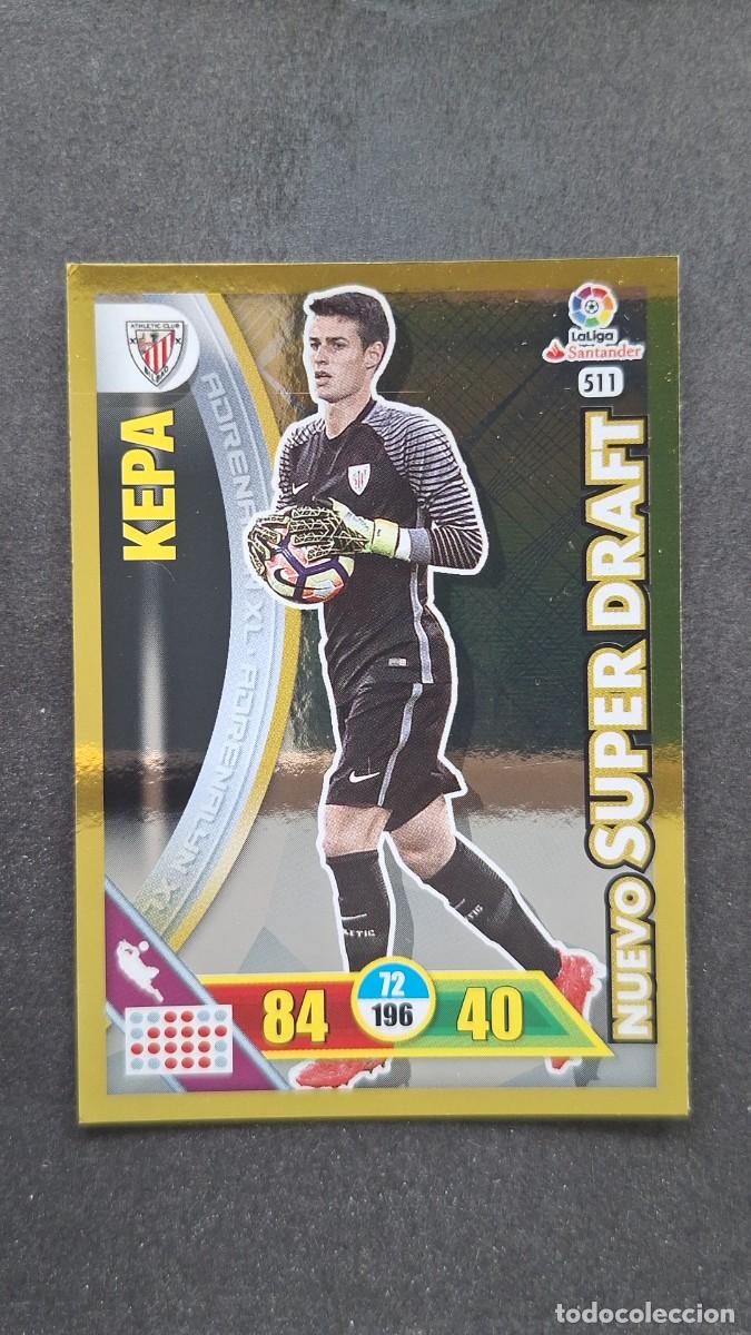 Cromos de F&uacute;tbol: L1 KEPA ATHLETIC CLUB DE BILBAO 511 NUEVO SUPER DRAFT PANINI ADRENALYN XL LIGA 2016/17 16 17