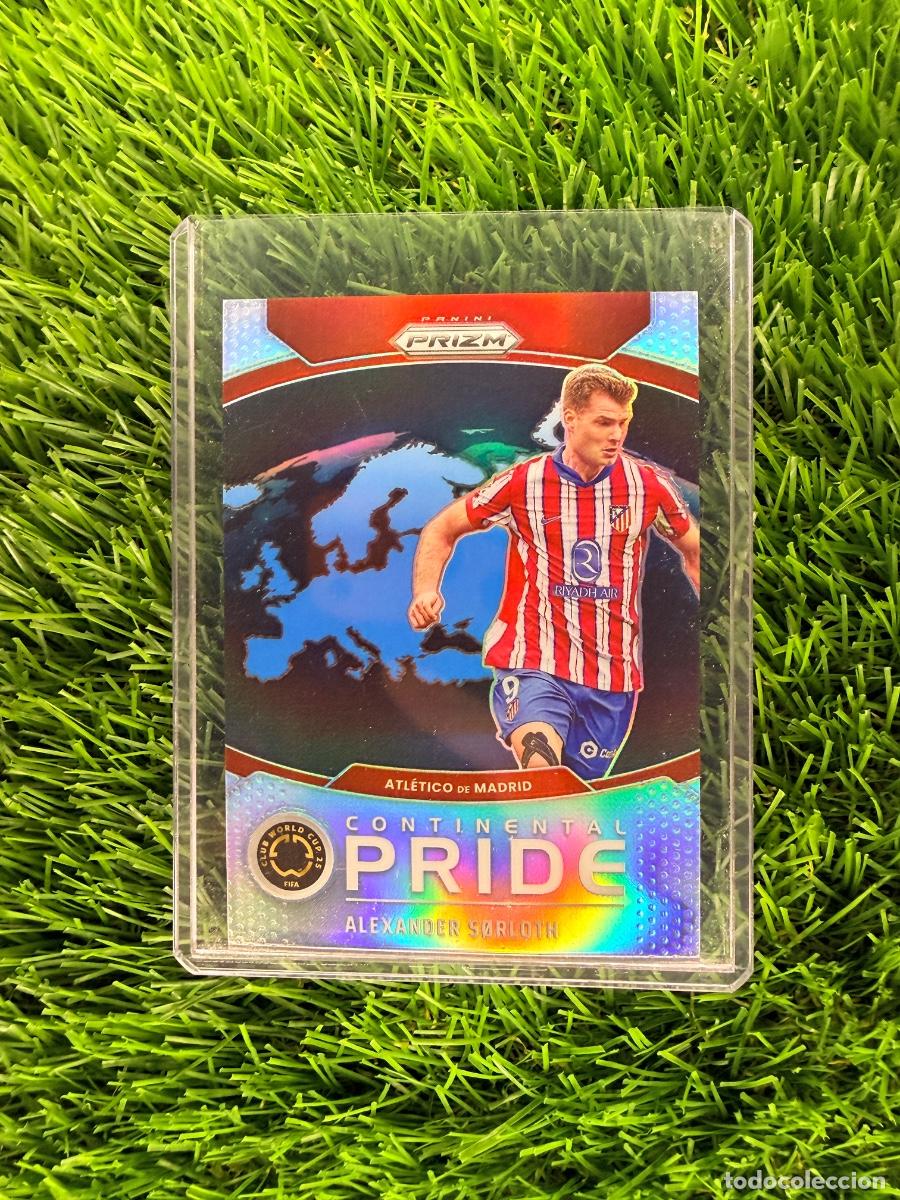 Cromos de F&uacute;tbol: N&ordm; 1 Alexander Sorloth Case Hit Continental Pride Atl&eacute;tico de Madrid Panini Prizm Mundial Clubs 2025