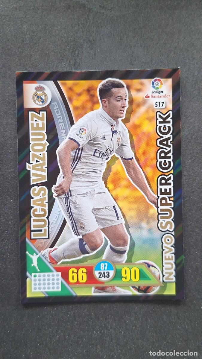 Cromos de F&uacute;tbol: L1 LUCAS VAZQUEZ REAL MADRID 517 NUEVO SUPER CRACK PANINI ADRENALYN XL LIGA 2016/17 16 17