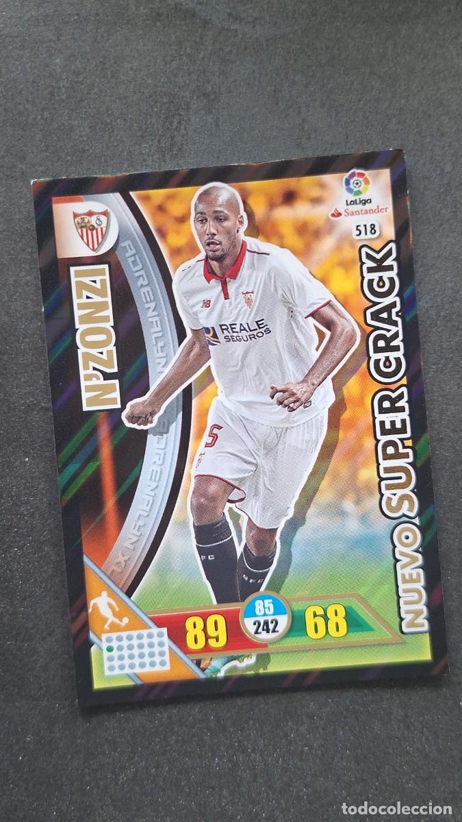 Cromos de F&uacute;tbol: L1 N'ZONZI SEVILLA F. C. 518 NUEVO SUPER CRACK PANINI ADRENALYN XL LIGA 2016/17 16 17