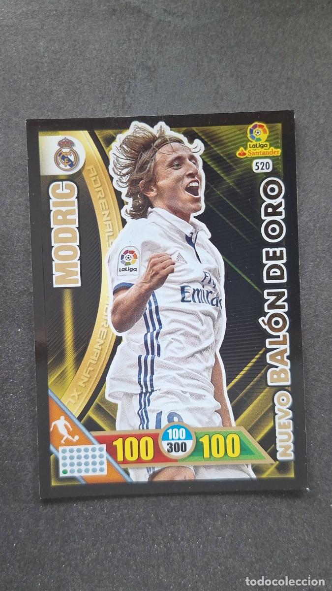Cromos de F&uacute;tbol: L1 MODRIC REAL MADRID 520 NUEVO BALON DE ORO PANINI ADRENALYN XL LIGA 2016/17 16 17
