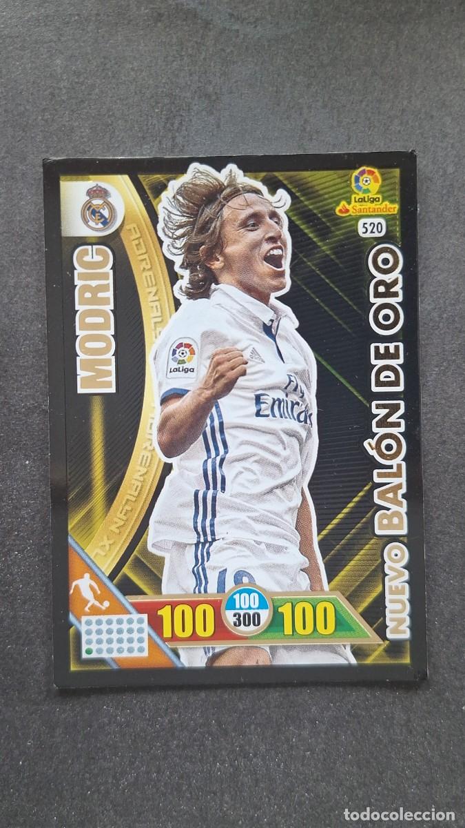 Cromos de F&uacute;tbol: L1 MODRIC REAL MADRID 520 NUEVO BALON DE ORO PANINI ADRENALYN XL LIGA 2016/17 16 17