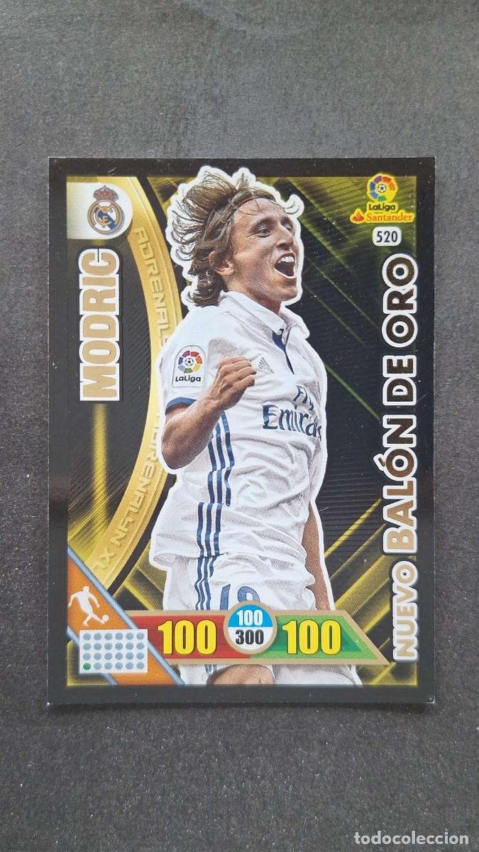 Cromos de F&uacute;tbol: L1 MODRIC REAL MADRID 520 NUEVO BALON DE ORO PANINI ADRENALYN XL LIGA 2016/17 16 17